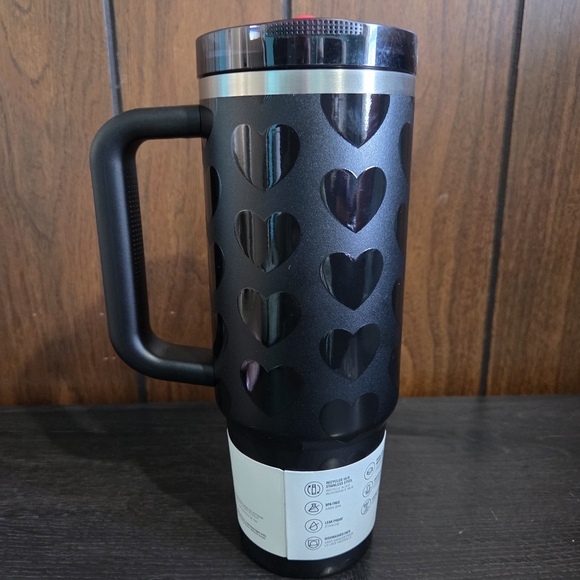 Stanley Valentine's Day 40oz Scheels Limited ED Pro Tour Tumbler Black Lovely - Picture 2 of 6